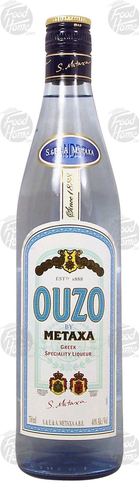 Ouzo by Metaxa greek specialty liqueur, 40% alc. by vol. Full-Size Picture